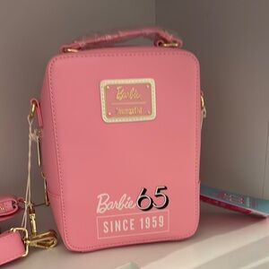 Barbie Pink Mini Crossbody Bag with Gold Chain